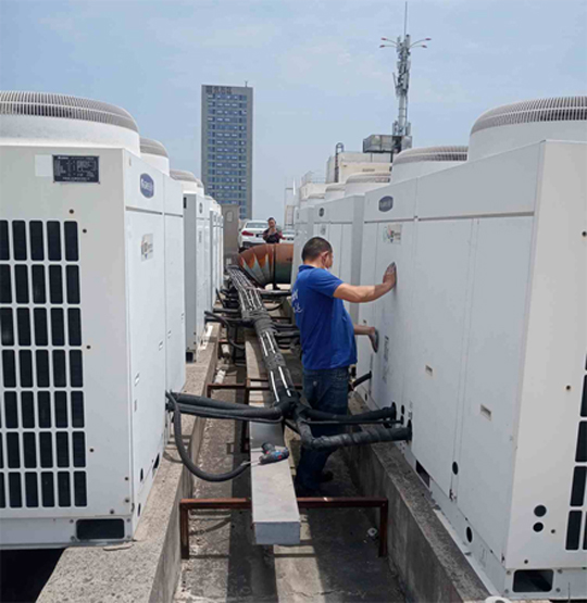 漠河中央空调制热和不制冷系统维修方法